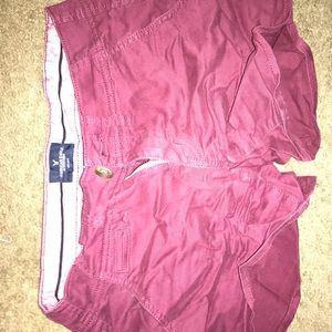 Maroon American Eagle Shorts